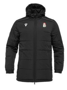 Parka gyor noir avec logo brodé