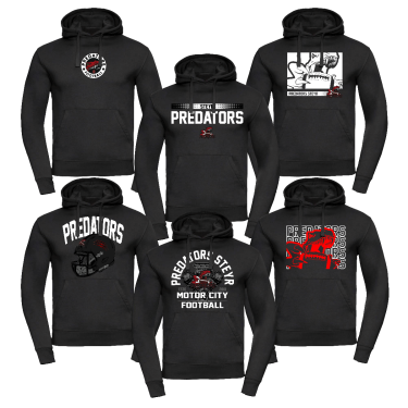 Men basic hooded sweat blk