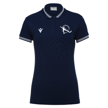 Polo coton femme hambo navy logo brodé