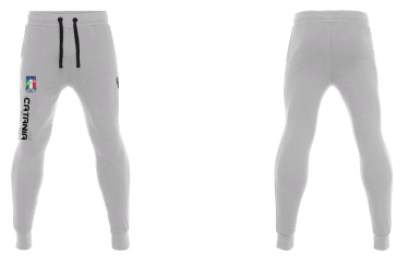 Pantaloni in felpa garzata harp