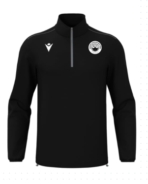 Sweat 1/4 zip havel noir avec logo brodé