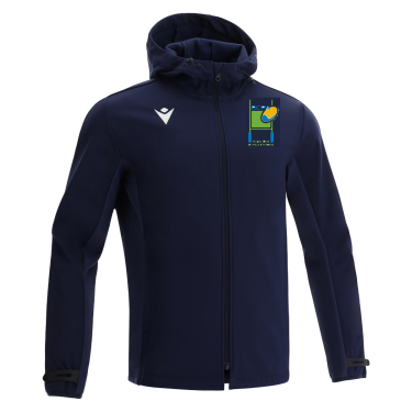 Soft-shell avec capuche himalaya navy avec logo brodé