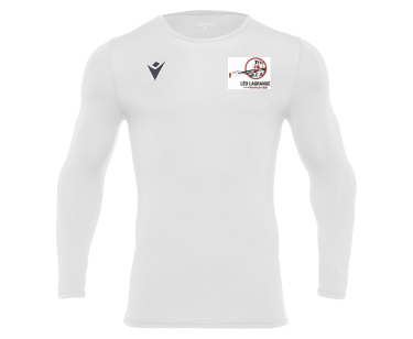 Maillot holly blanc logo club et sponsor
