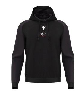 Sweat de sortie horn noir avec logo floqué