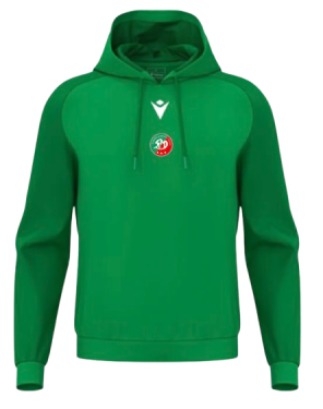 Sweat horn vert avec logo floqué
