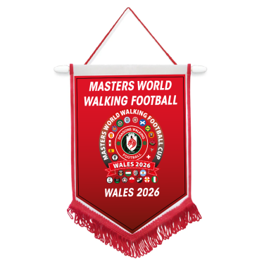 Pennant - white/red