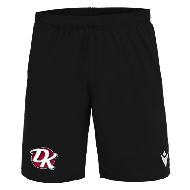 Short mesa hero noir avec logo floqué
