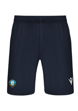 Short mesa hero navy avec logo floqué