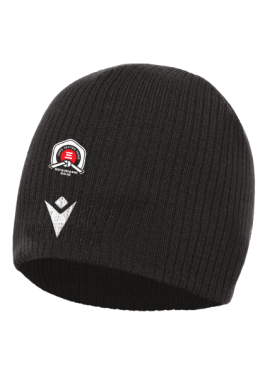 Bonnet metel noir avec logo brodé