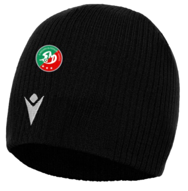Bonnet metel noir avec logo brodé