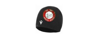 Bonnet metel noir avec logo brodé