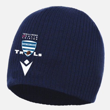 Bonet metel navy avec logo brodé