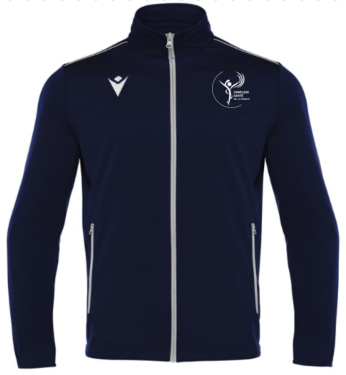 Veste zippée nemesis navy, logo brodé