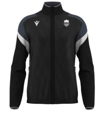 Veste odin full zip noire et blanche avec écusson