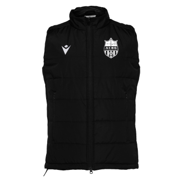 Doudoune omsk noir avec logo brodé
