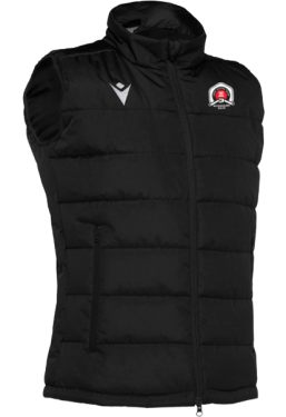 Doudoune omsk noire avec logo brodé