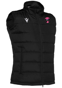 Doudoune  osmk noire avec logo brodé