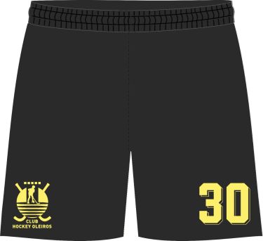 Short portero amarillo