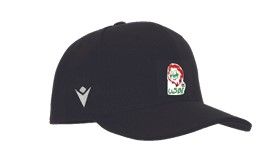 Casquette pepper noire avec logo brodé