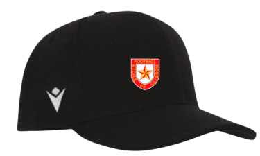 Casquette pepper noire avec écusson