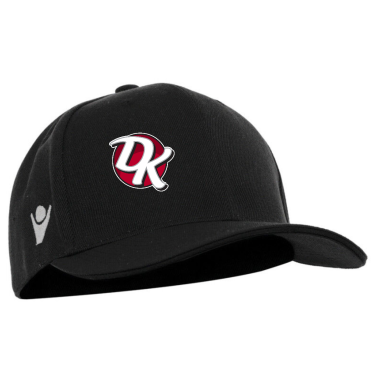 Casquette pepper noire avec logo brodé