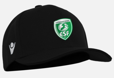 Casquette noire pepper avec logo brodé