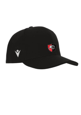 Casquette pepper noire avec logo brodé