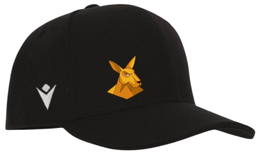 Casquette pepper noire avec logo brodé