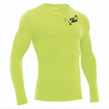 Performance tech underwear top ls yel fluo
