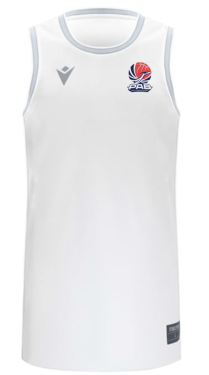 Maillot homme plutonium eco blanc avec logo floqué