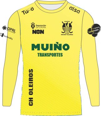 Camiseta portero amarillo senior