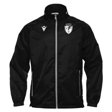 Coupe-vent zippé praia hero noir écusson