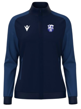 Veste zippée féminine rama navy avec logo brodé