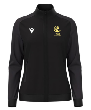 Veste nippée femme rama noire avec logo brodé