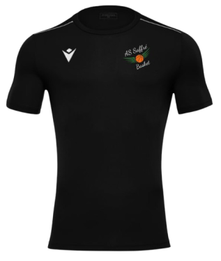 Surmaillot rigel hero noir avec logo floqué