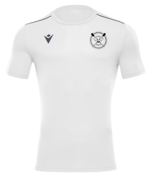 Maillot rigel hero blanc avec logo floqué