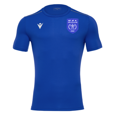 Maillot rigel hero royal, logo floqué