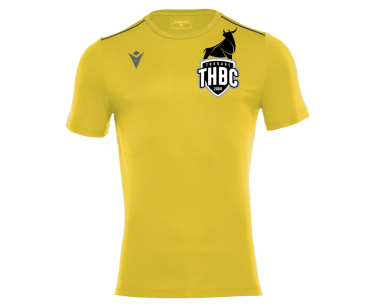 Maillot rigel hero jaune  logo floqué