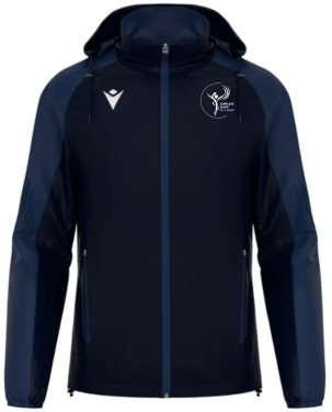 Coupe-vent épais rivendell navy avec logo floqué