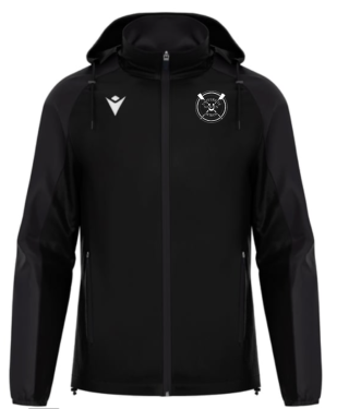 Coupe vent polaire rivendell noir avec logo brodé