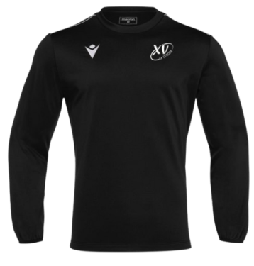 Pull d'entrainement salzach noir avec écusson
