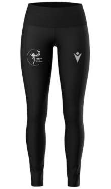 Leggin féminin sarez noir avec logo floqué