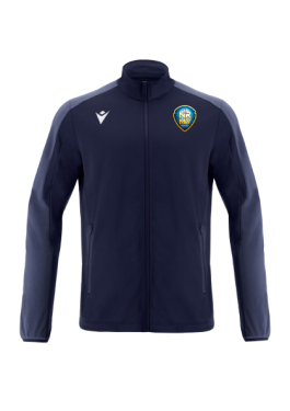 Veste zippée seth navy avec logo brodé