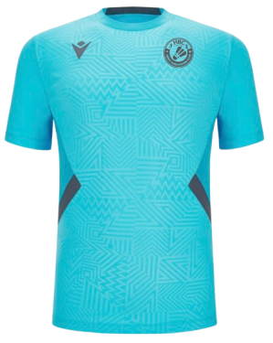 Maillot homme shedir bleu ciel avec logo floqué