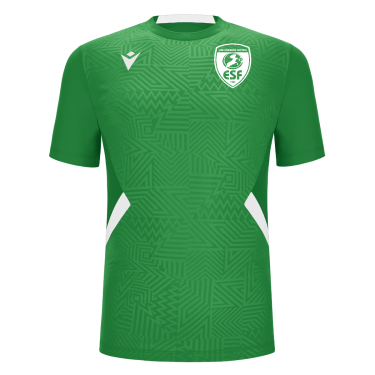 Maillot shedir vert avec logo floqué