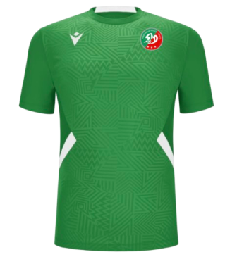 Maillot shedir vert avec logo floqué