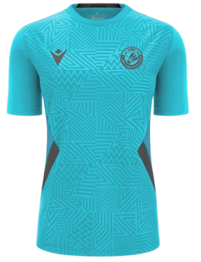 Maillot féminin skat bleu ciel avec logo floqué