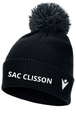 Bonnet snow noir avec écriture brodée, sr uniquement
