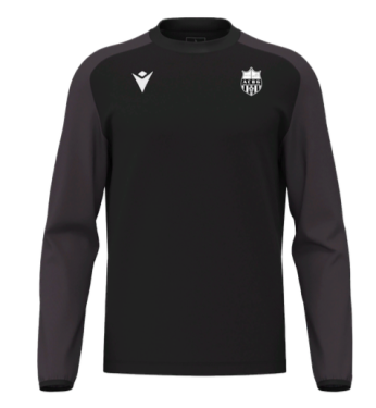 Sweat-shirt thalos noir avec écusson