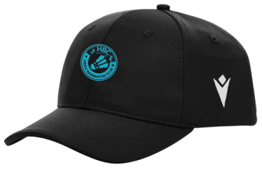 Casquette de baseball twirl noire, logo brodé